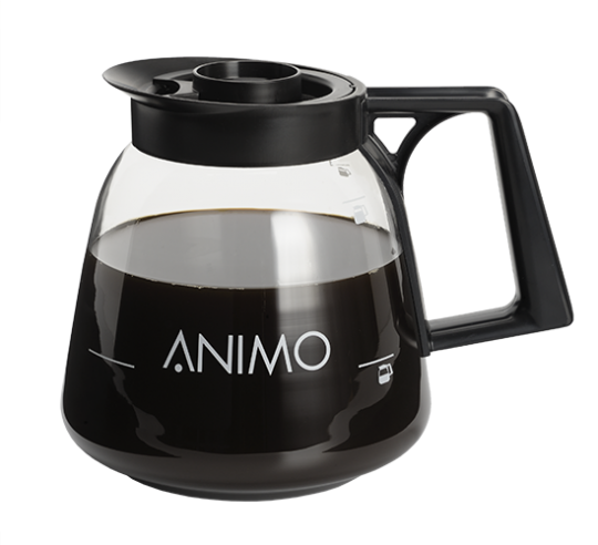 Animo glazen kan 1,8 Ltr. met vuldeksel