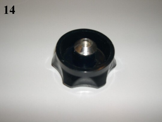 Knop van slede