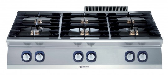 FORNUIS, GAS, 6 BRANDERS, 1200 MM, TOPMODEL