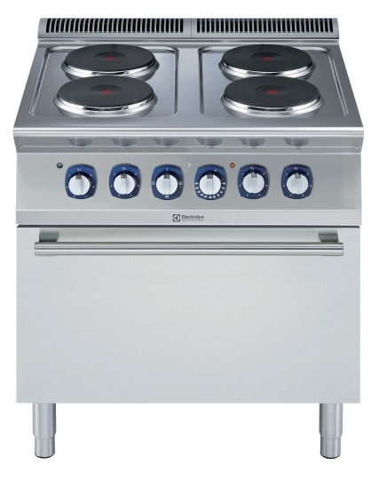 FORNUIS, 4 ELEKTR. RONDE KOOKPLATEN, ELEKTR.OVEN, 800 MM, 230V-3F