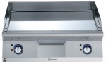 BAKPLAAT, 2 ZONES, GLAD, GEPOLIJST CHROOM, 800 MM, TOPMODEL, ELEKTRISCH