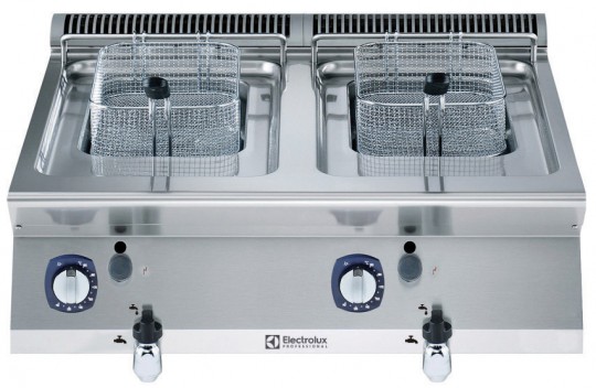 FRITEUSE 2x7 L, 800 MM, TOPMODEL, GAS