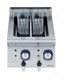 FRITEUSE 2x5 L, INTERNE ELEMENTEN, 400 MM, TOPMODEL, ELEKTRISCH