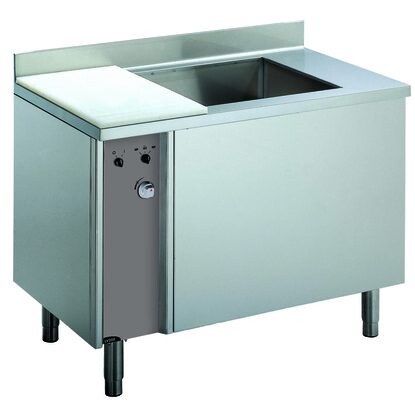 Groentewasmachine met vaste waskuip