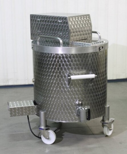 Brökelmann kookketel met roerwerk in deksel
150Ltr - verrijdbaar