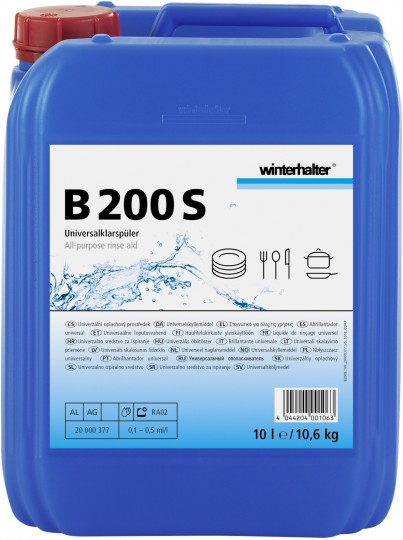 Winterhalter naglans voor hard water
10 liter